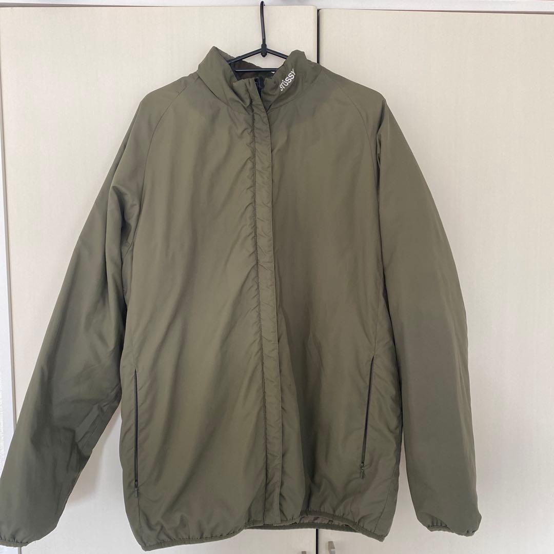 【美品】STUSSY リバーシブル 迷彩ナイロンジャケット Lサイズ