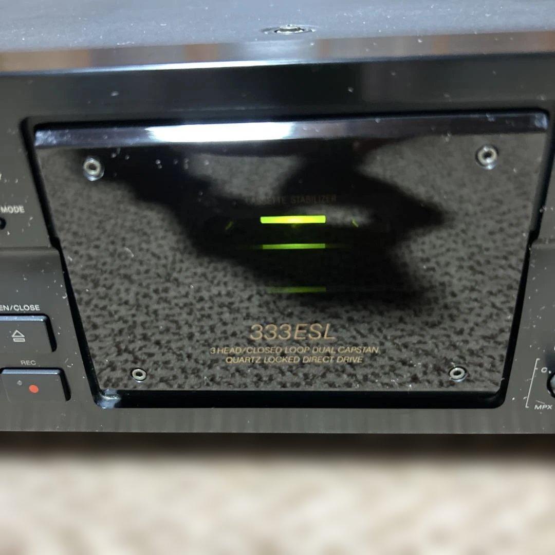 。。。。。 ソニーTC-K333ESL3ヘッドカセットデッキ ジャンク