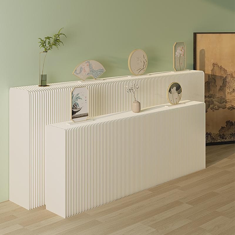 ディスプレイラック展示台セット陳列台 組立不要 折りたたみ長さ3-4ｍ幅52㎝