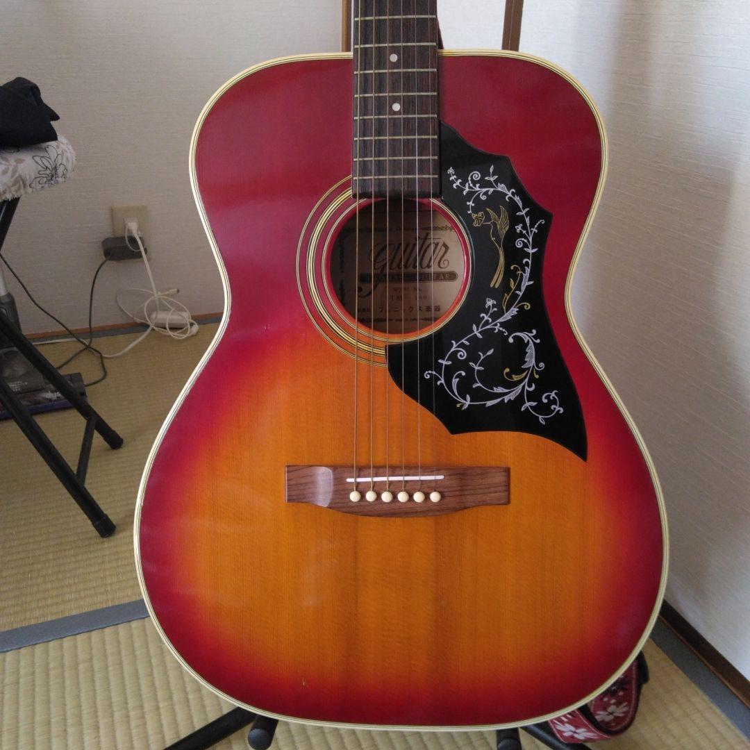 Thomas アコースティックギター グラデーションオレンジ