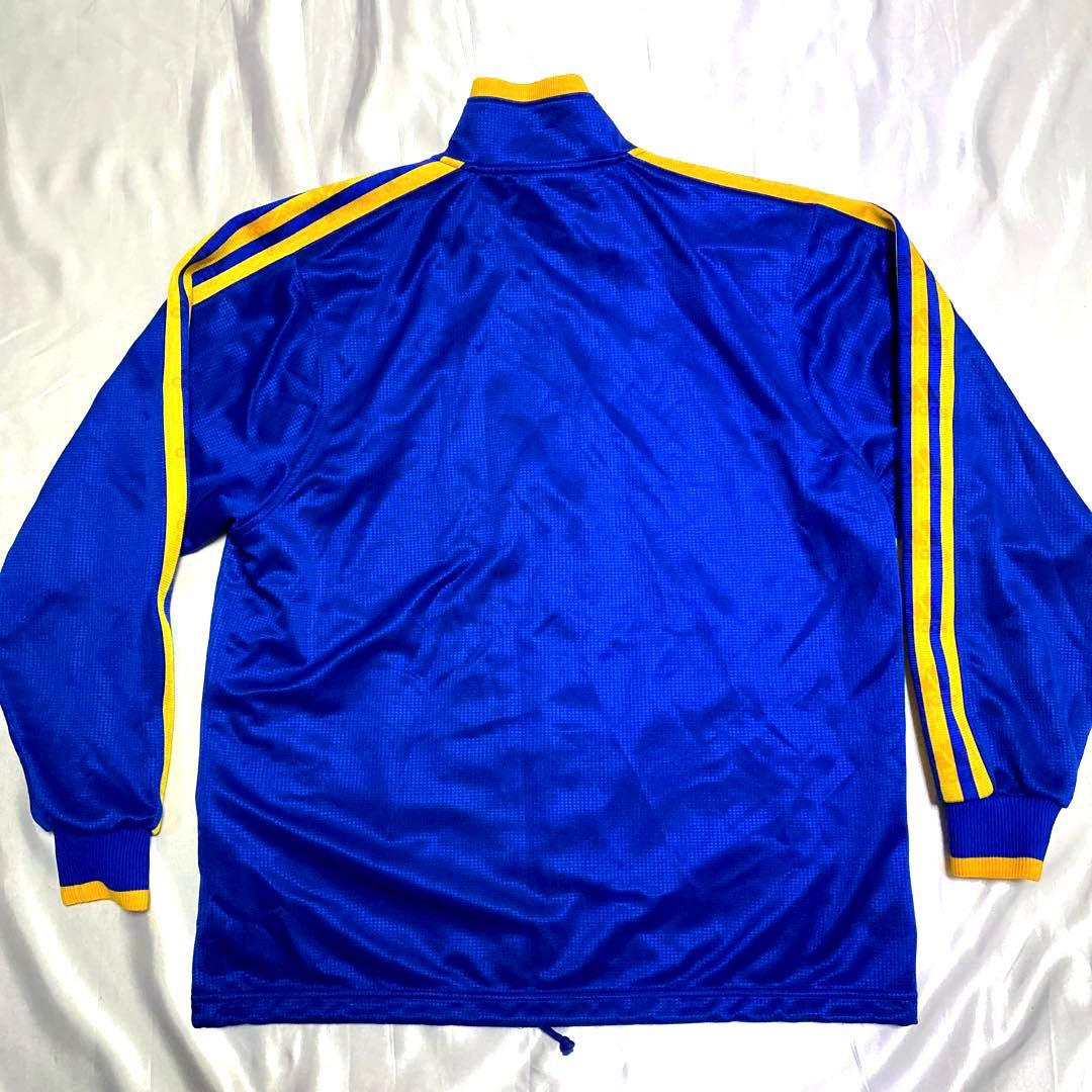 【希少色】00s adidas トラックジャケット カラー 青×黄 M