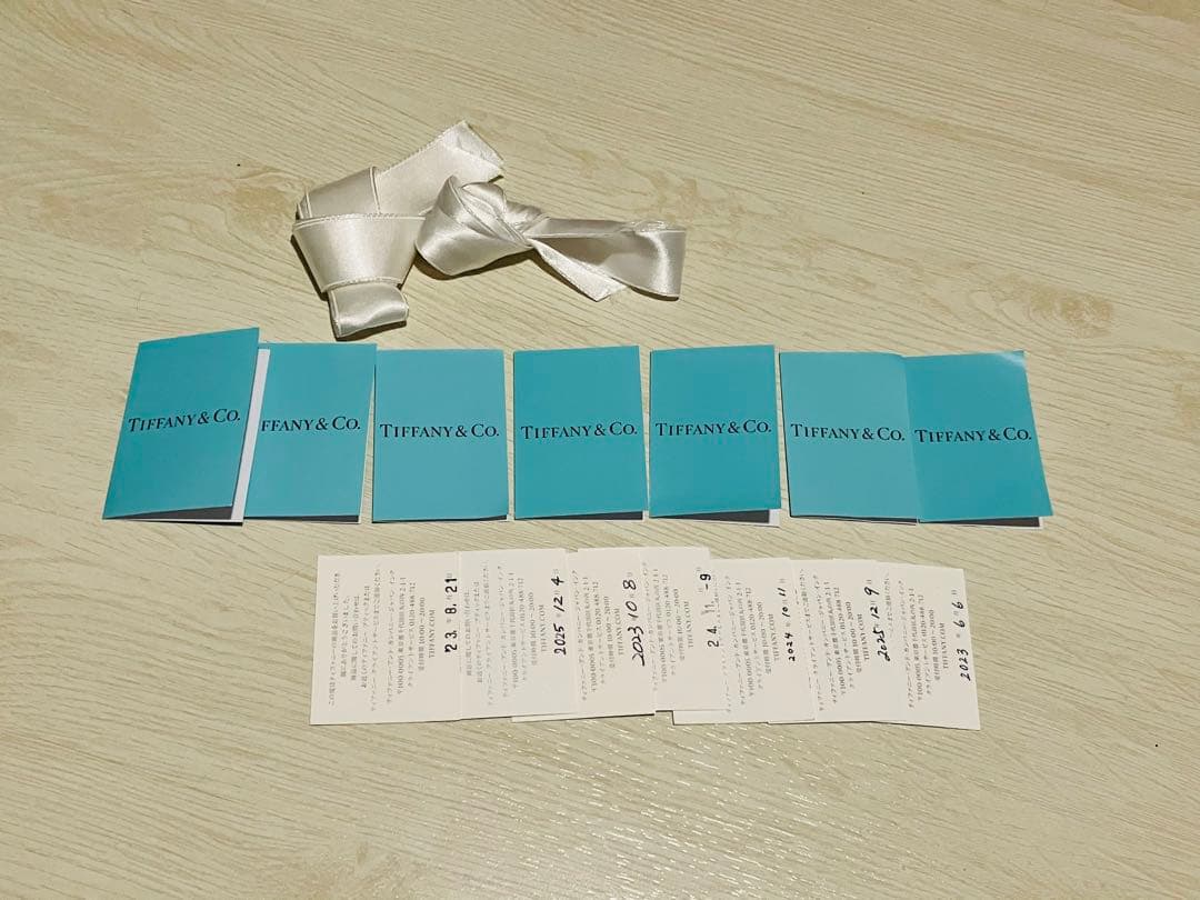 Tiffany & Co. アクセサリー空箱　ギフトボックス 7個セット　現行品