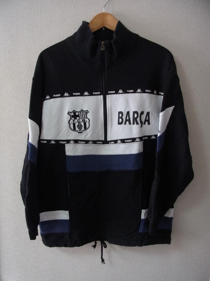 kappa 90's バルセロナ スウェット アノラック ユニフォーム L