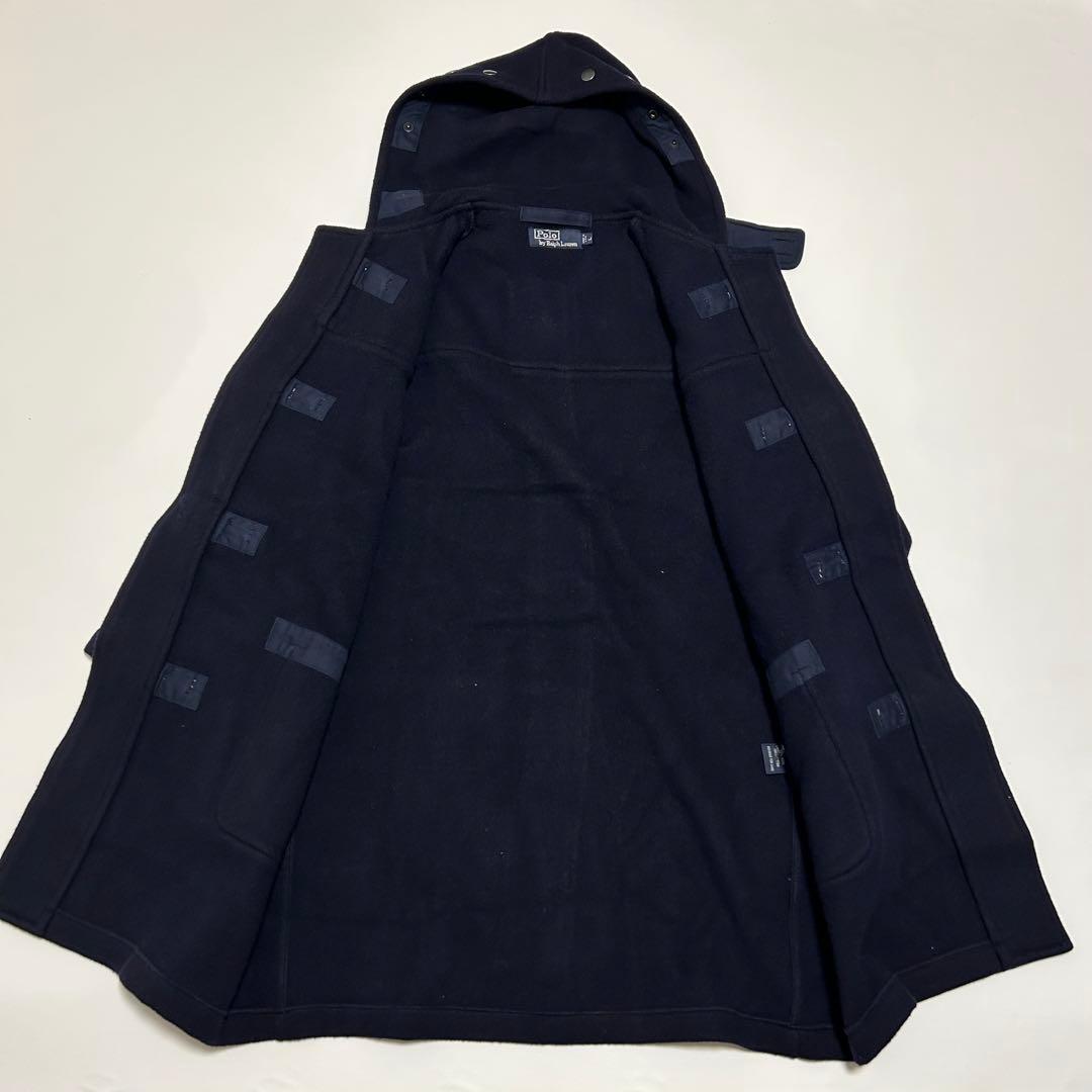 ✨希少 ポロバイラルフローレン USA製 ダッフルコート 黒 L