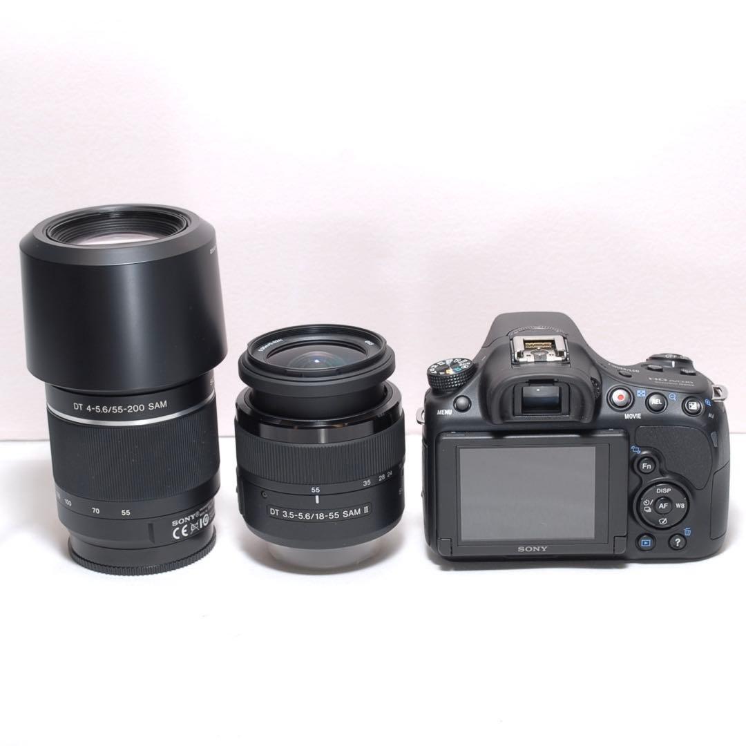 ✨美品✨SONY α58✨ダブルレンズ✨すぐに使えます✨清掃&動作確認済み✨