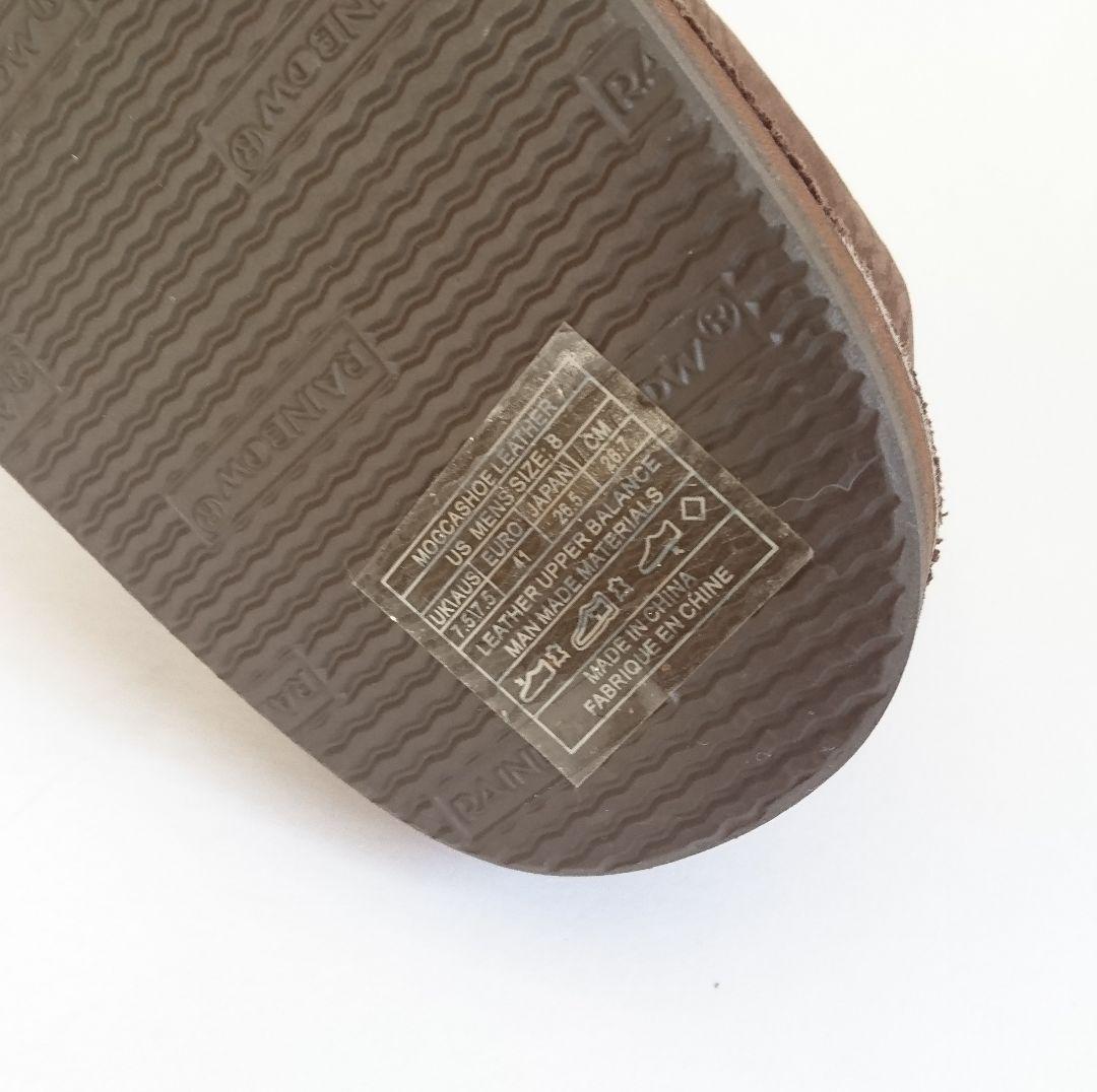 ようすけさん レインボーサンダル✨モカシュー US8 エスプレッソ ブラウン