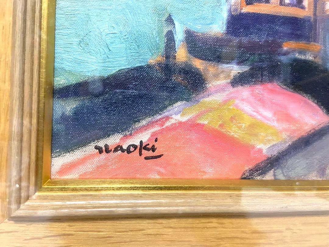 直木昭　油彩　絵画　F8号　ポンヌフ　インテリア　美術品