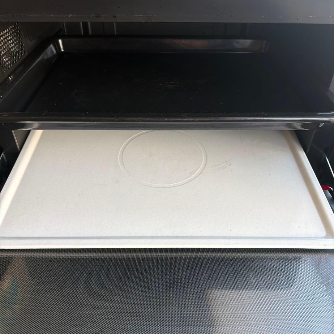 20年製HITACHI オーブンレンジ 黒/赤