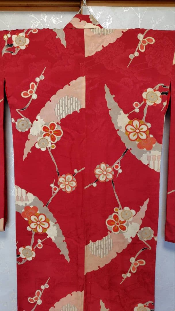 RK378アンティーク子供着物着丈147センチ裄丈63センチ綺麗美品正絹ジュニア