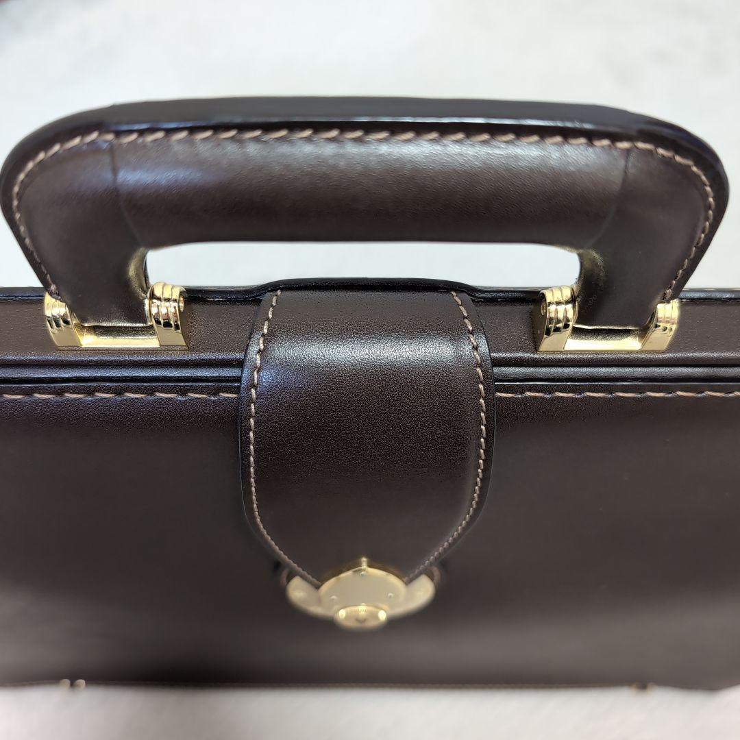 土屋鞄 スリムダレスバッグ ダークブラウン