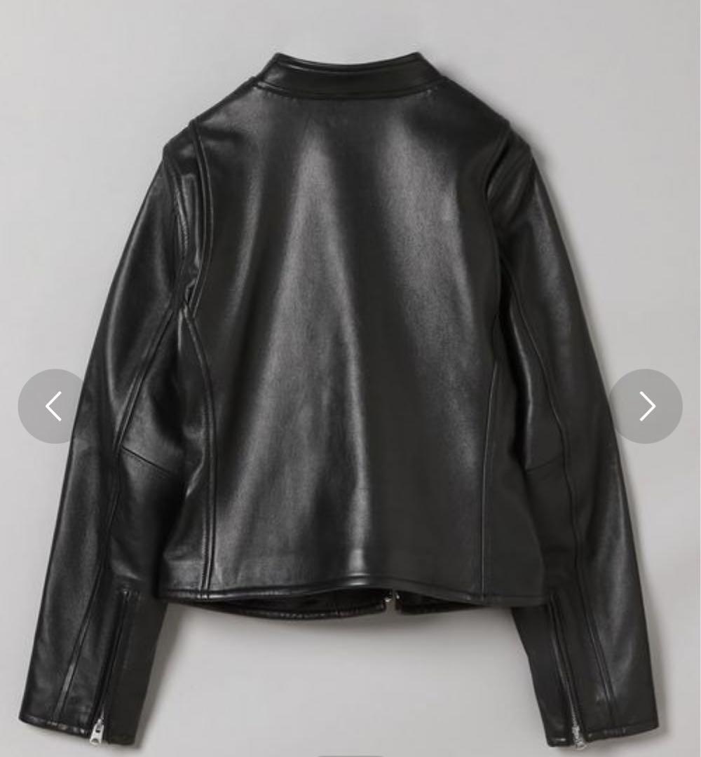 【新品未使用】ブラック レザージャケット JEANASIS（ジーナシス）