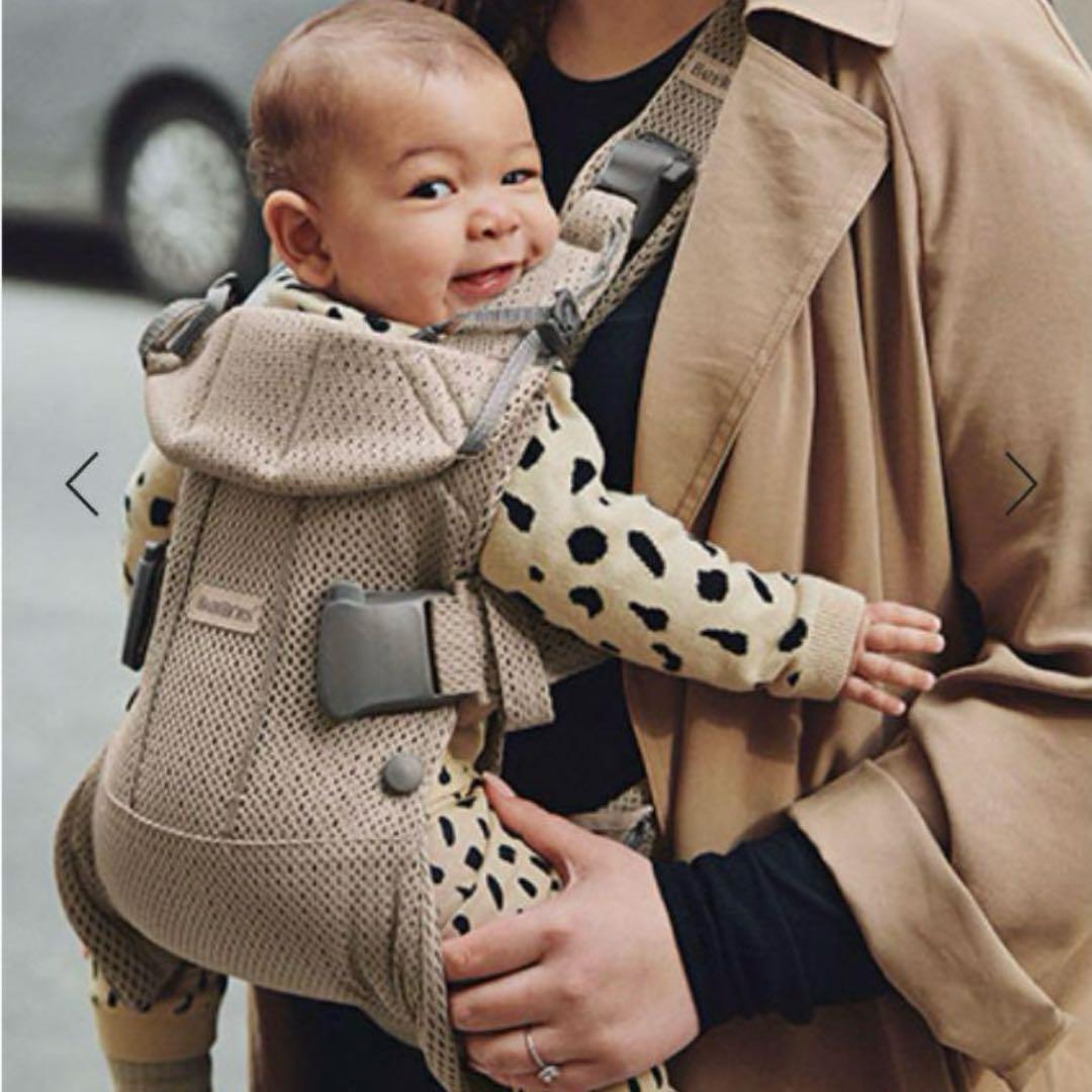 【 BABY BjORN 】 ONE KAI Air メッシュ　グレーベージュ