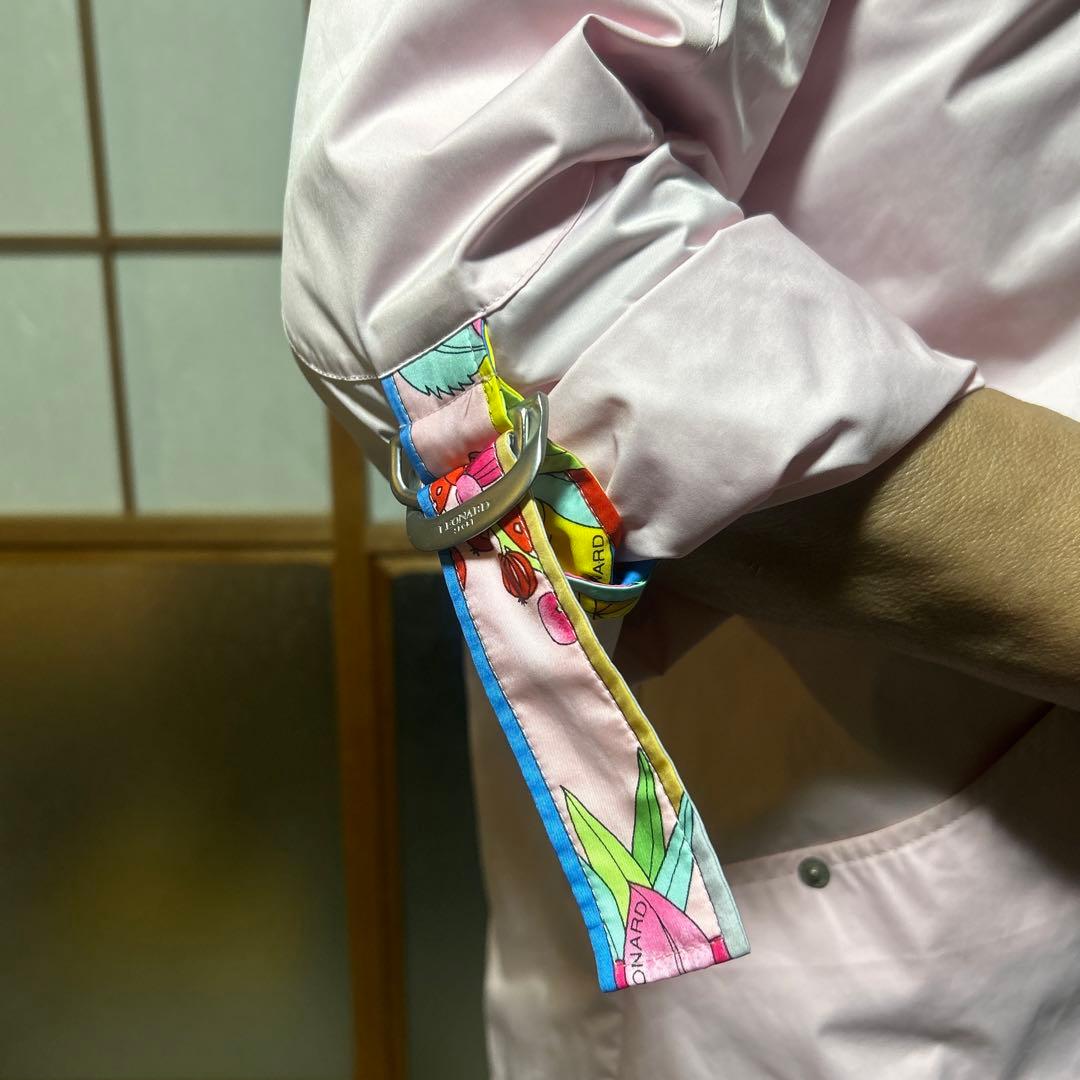 LEONARD SPORT/レオナール レインコート（薄ピンク）