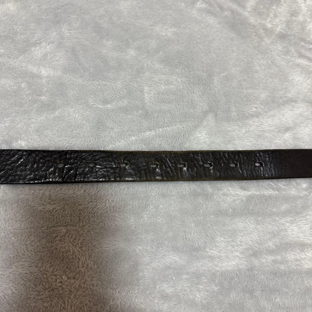 DIESEL ロゴ入り ブラックレザーベルト ディーゼル ベルト