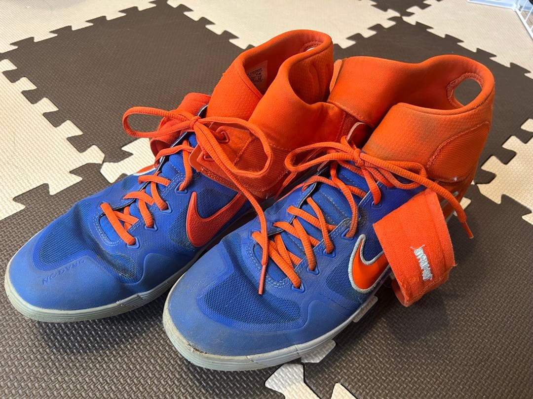 Nike 野球スパイクシューズ 青/オレンジ