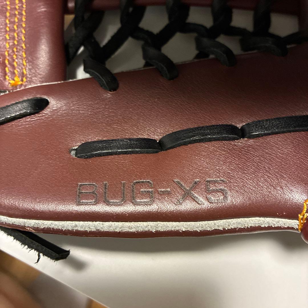 東駒　硬式用　内野手用　BUG-X5 茶色　日本製　未使用