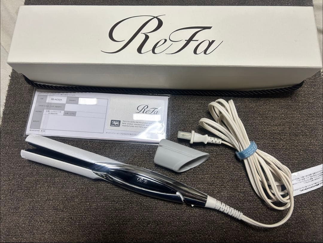 【美品】ReFa リファ ストレートアイロン