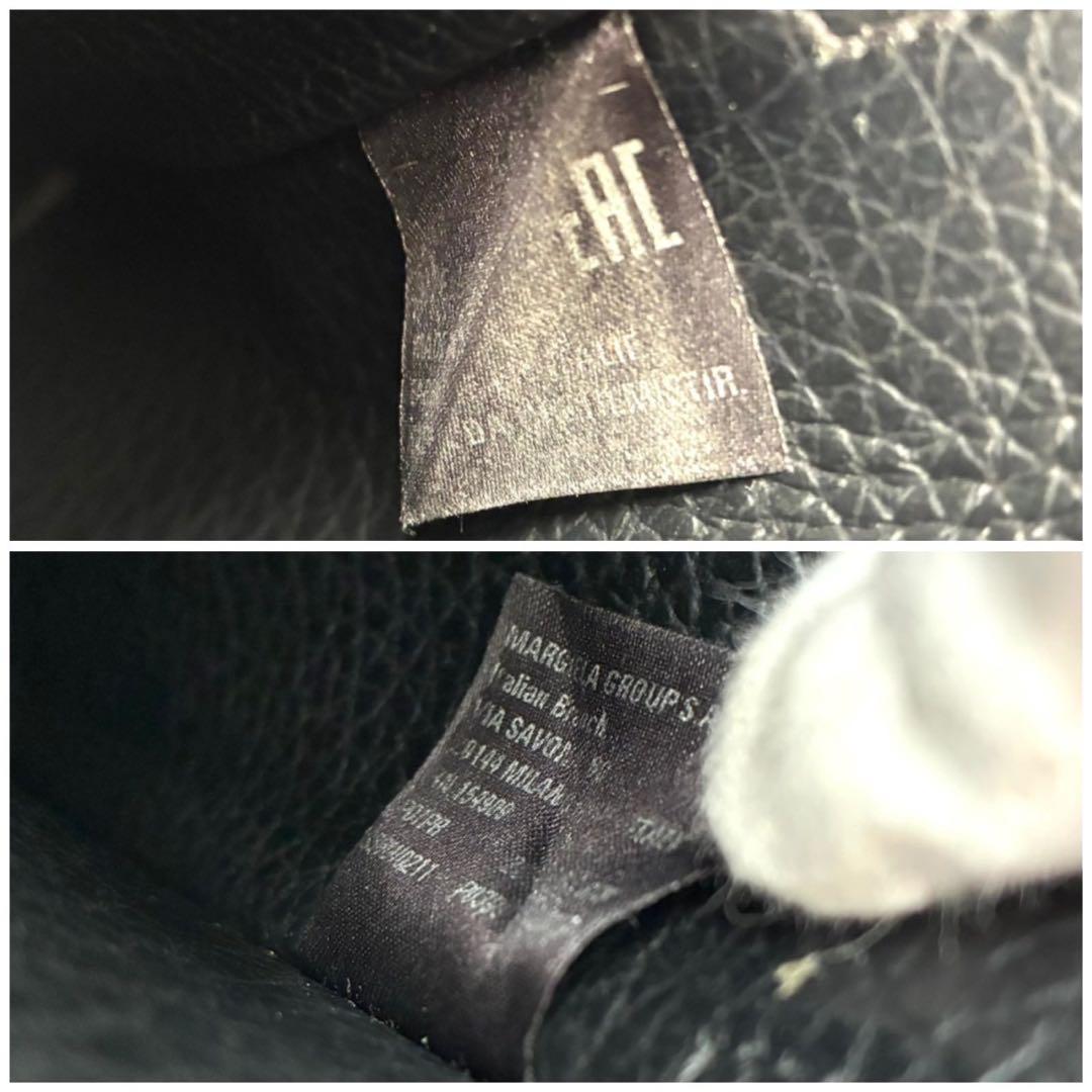 ✨極美品✨メゾンマルジェラ フォンポーチ スマホホルダー レザー ブラック