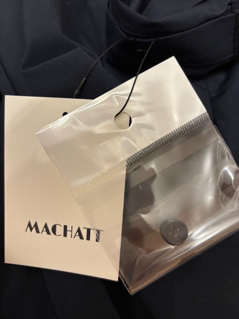 新品タグ付　MACHATT スタンドカラーオーバーシャツ