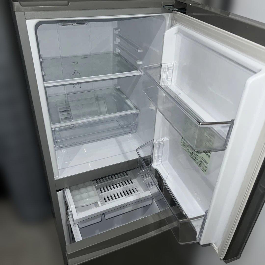 美品/AQUA/ステンレス冷蔵庫/TOSHIBAクリスタルドラム洗濯機2点セット