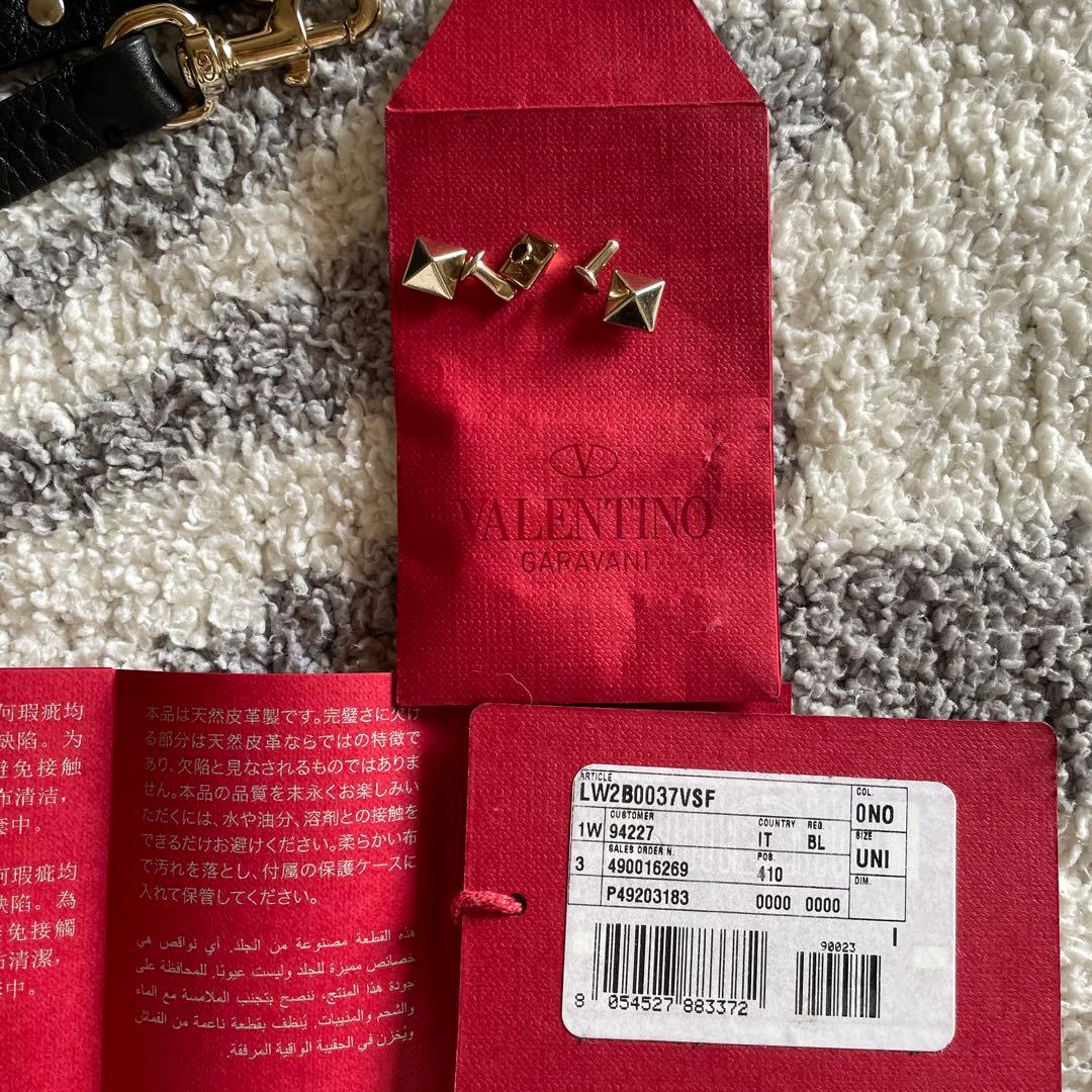 超美品　VALENTINO ヴァレンティノスタッズ付きショルダーバッグ2WEY