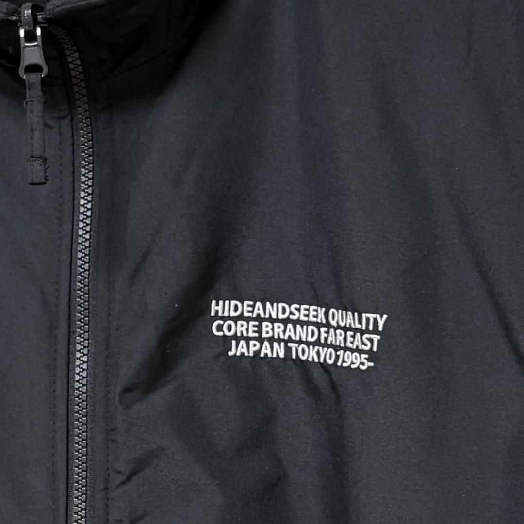 24SS★HIDE AND SEEK/ナイロンジップベスト★XL★