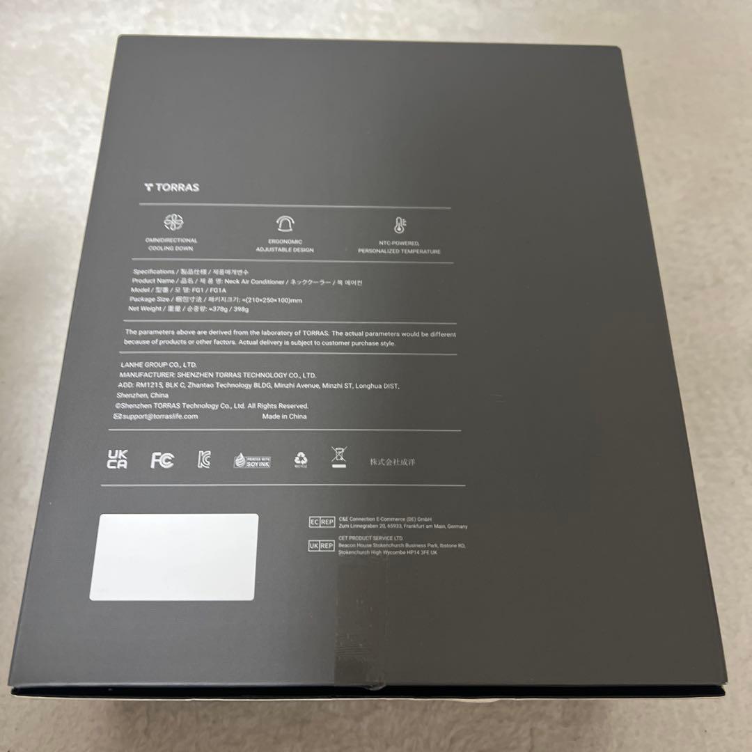 TORRAS COOLIFY 2ネックエアコン.未使用.