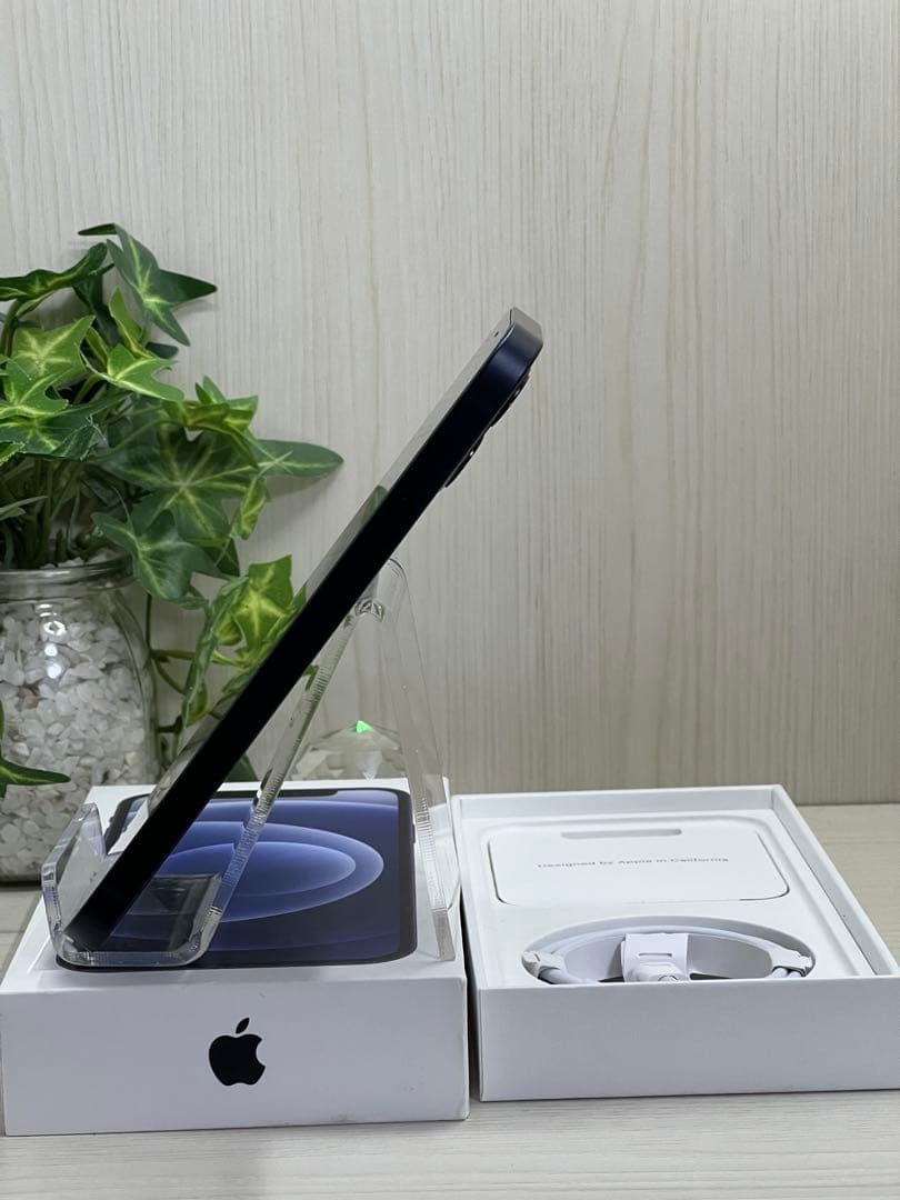 ✅【美品】【100％】⭐️iPhone 12 ブラック 128GB❣️SIMフリー