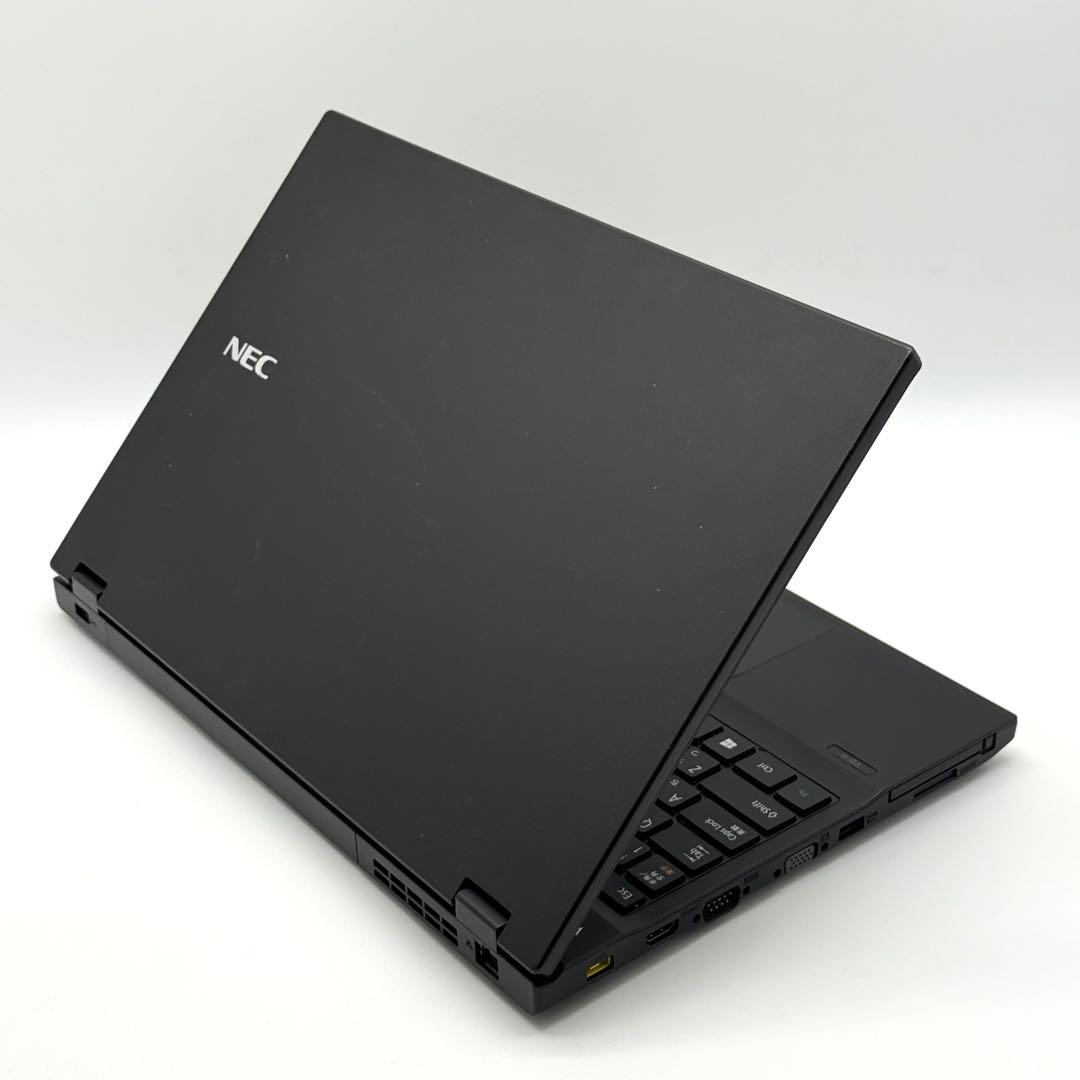 NECノートパソコン i7 16GB 新品SSD512 カメラ DVD テストA