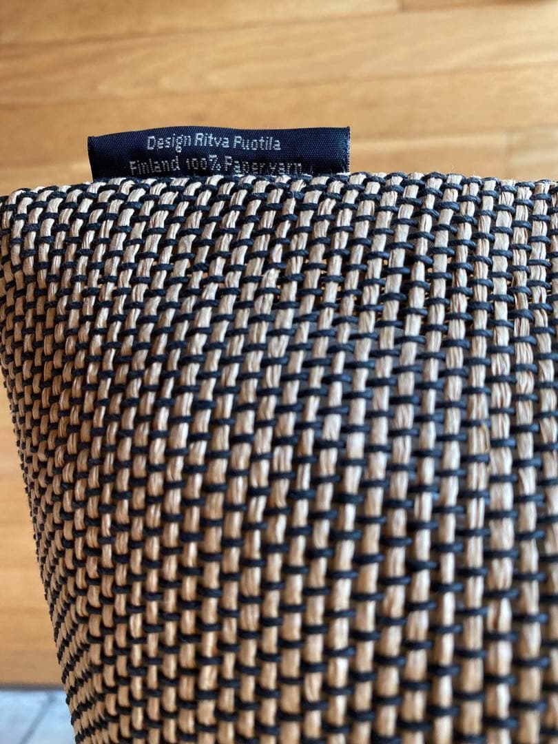 北欧クッションカバーWoodnotesウッドノーツ/ natural/black