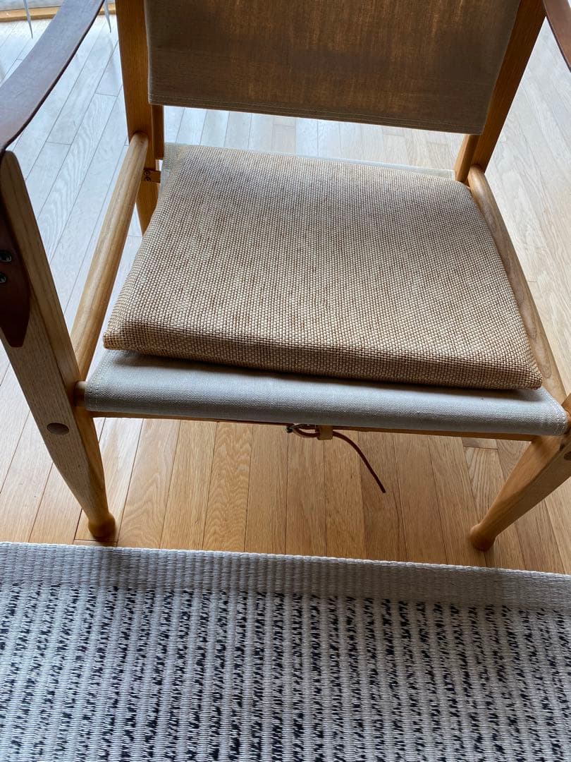 北欧クッションカバーWoodnotesウッドノーツ/ natural/black