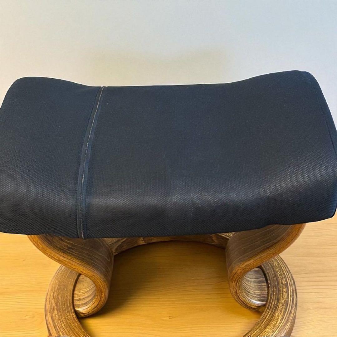 稀少品❣️メッシュ素材✨EKORNES エコーネス 北欧オットマン フットスツール