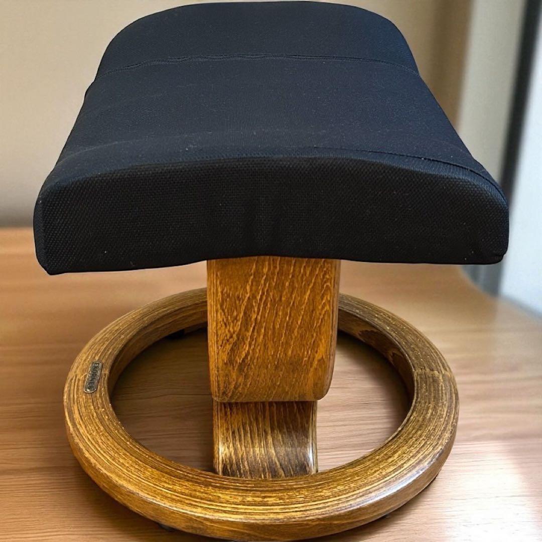稀少品❣️メッシュ素材✨EKORNES エコーネス 北欧オットマン フットスツール