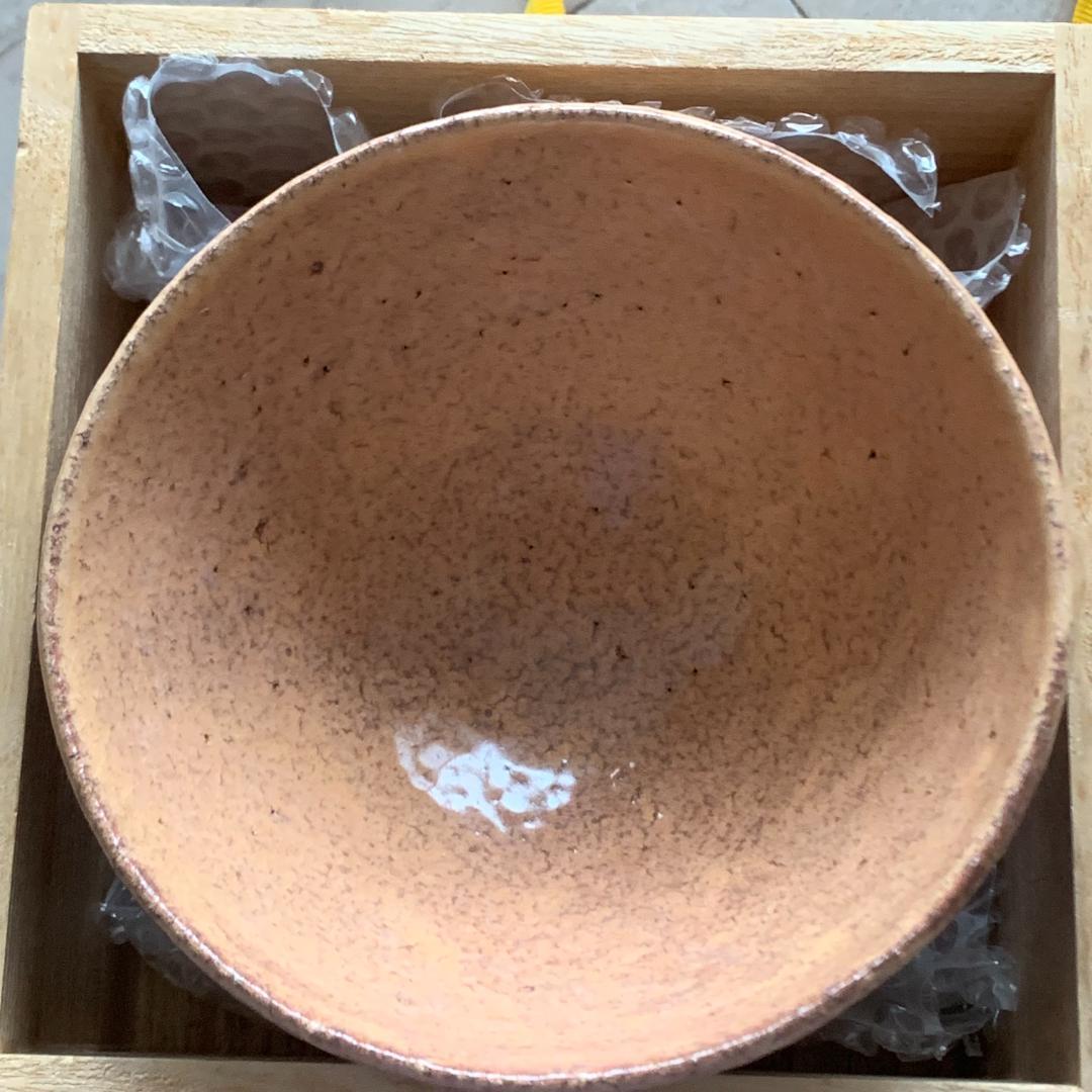 萩 茶? 大野孝晴 共箱付き 共布 茶碗 萩焼 茶道具 茶器 伝統工芸 美術品