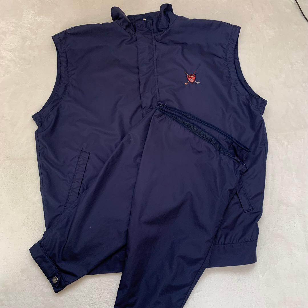 90s POLO GOLF RALPH LAUREN ジャケット　ベスト XL