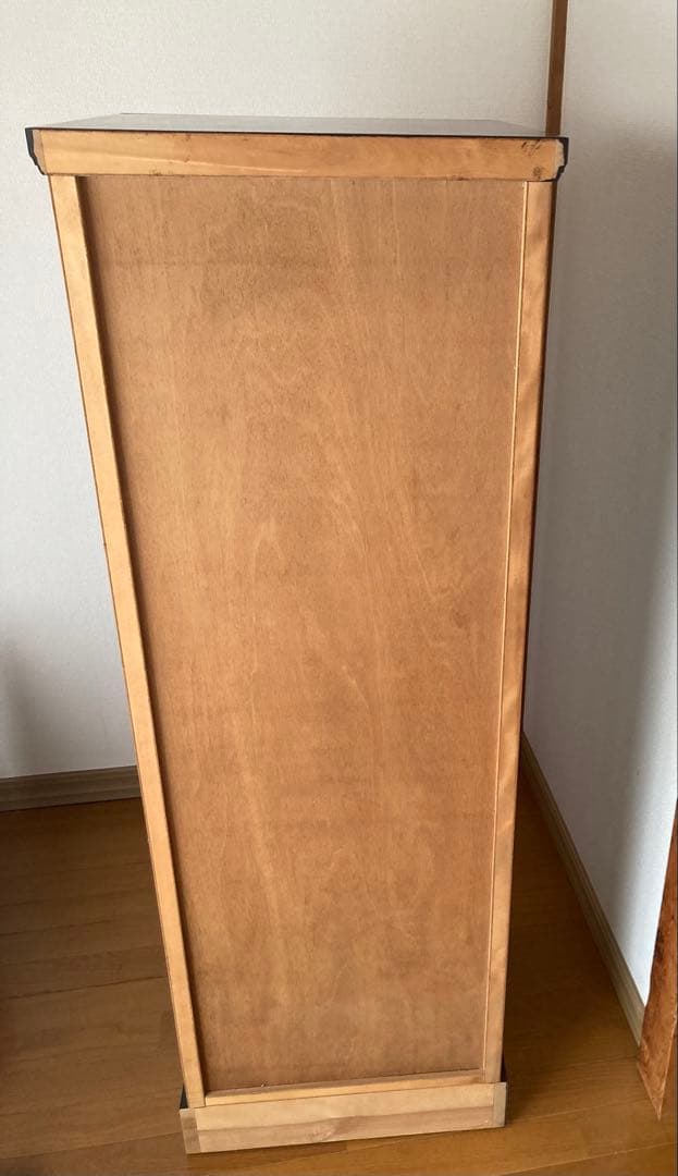 ダークブラウン木製チェスト 11引き出し