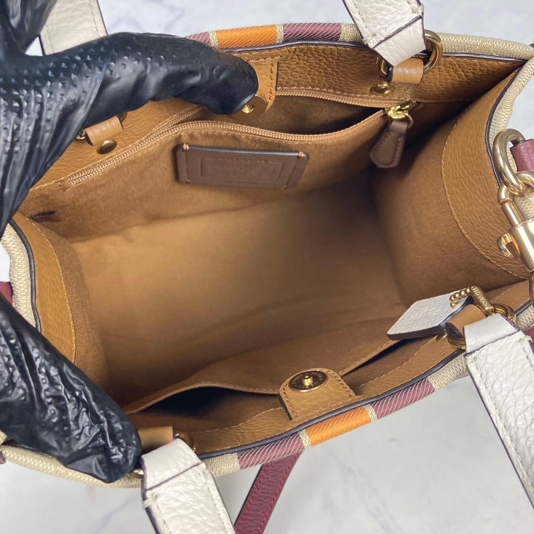 極美品 コーチ デンプシートートバッグ C7083 ショルダーバッグ 2way