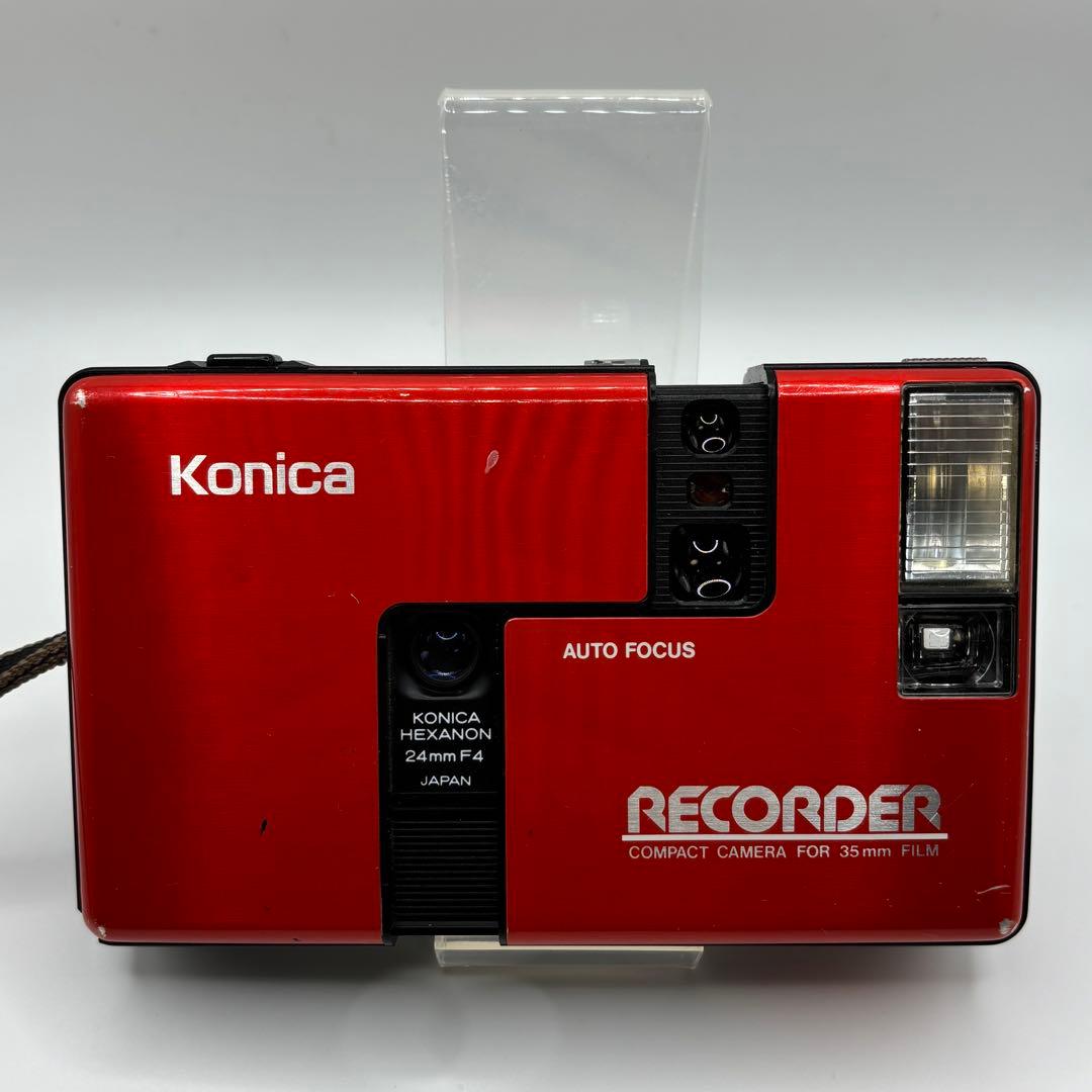 【通電確認済】 Konica RECORDER コニカ レコーダー ハーフカメラ