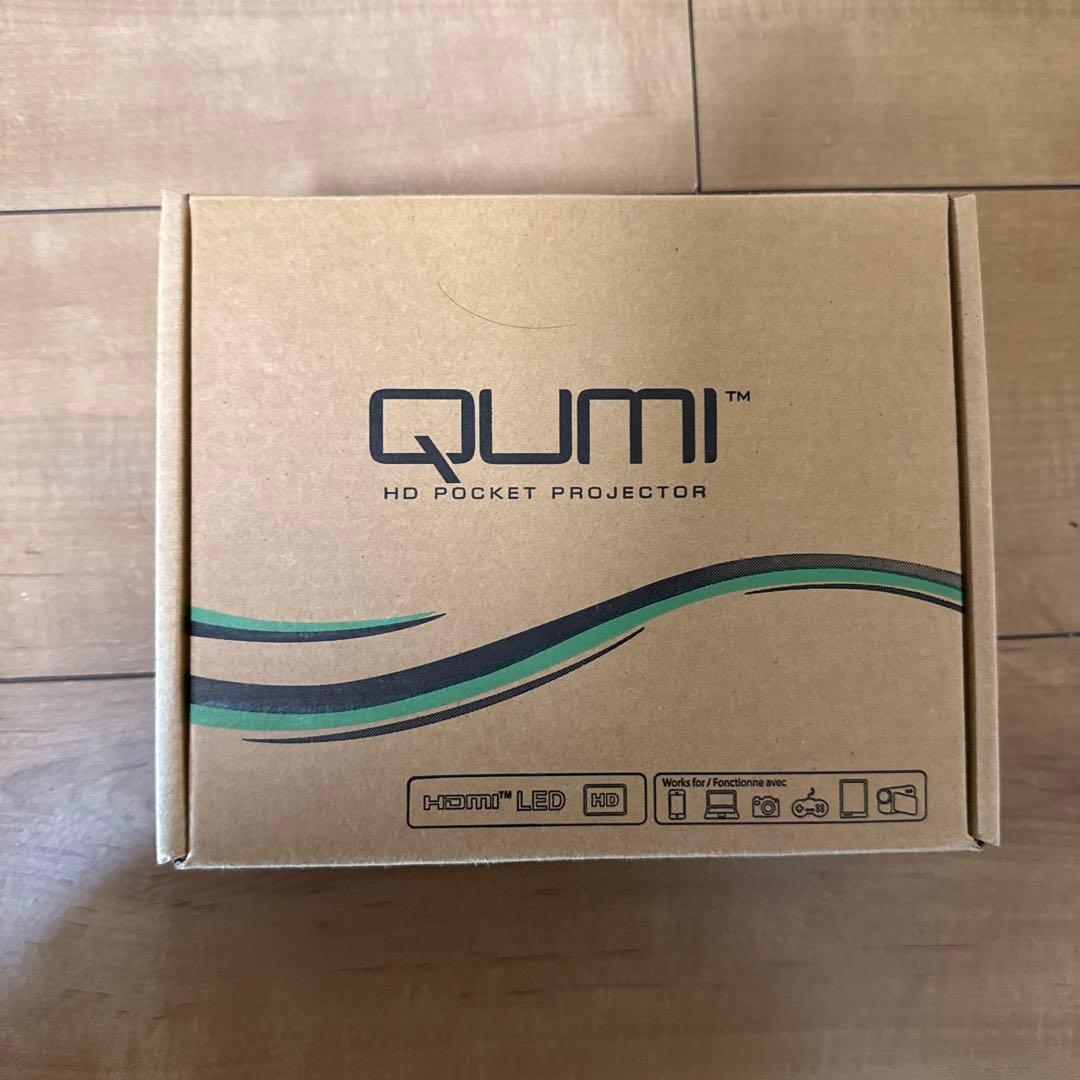 (ジャンク) QUMI HDポケットプロジェクター Q4-WT