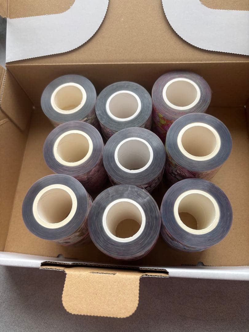 ピンク系　お花　海外マステ　９本セット