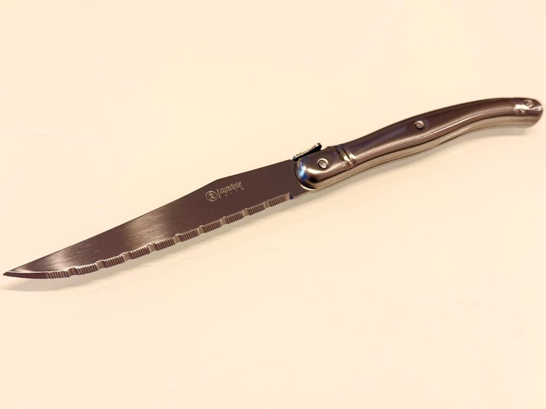 Laguiole elite カトラリーセット　24本入り　シルバー　刻印入り