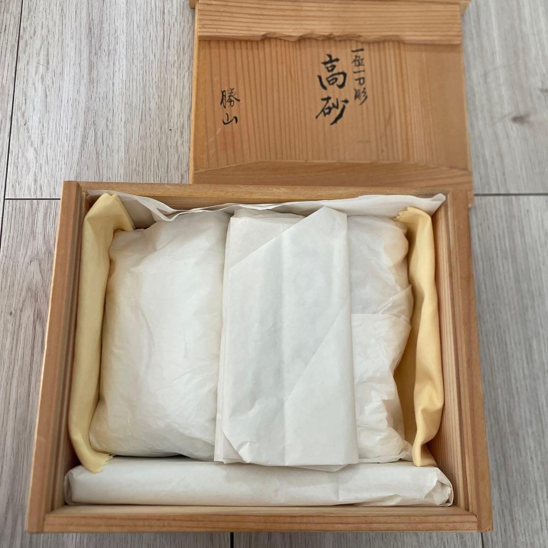 縁起物 飛騨高山の伝統工芸品　一位一刀彫り　表情が素晴らしい　高砂