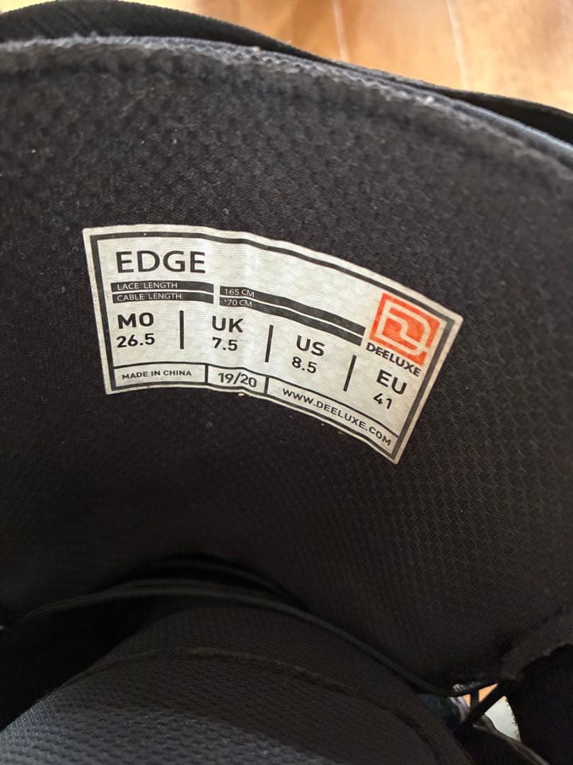 【ダメージあり】DEELUXE EDGE スノーボードブーツ 26.5cm