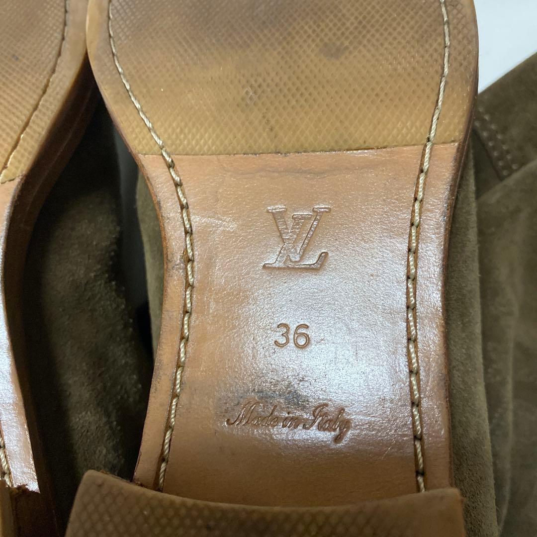 お値下げ❗️LOUIS VUITTON スエード マヒナロングブーツ