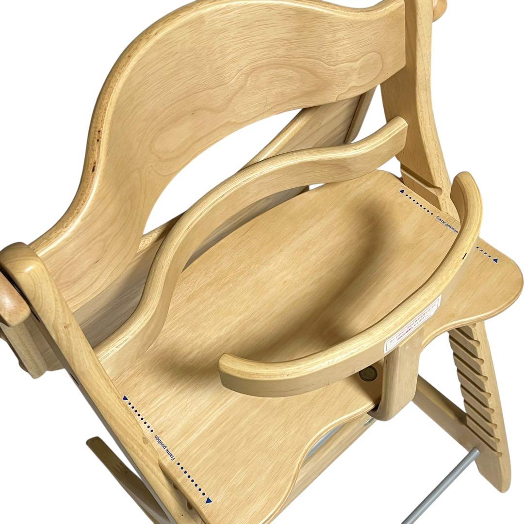 【美品】 すくすくチェアプラス テーブル付　ガード付 1501 NA 大和屋