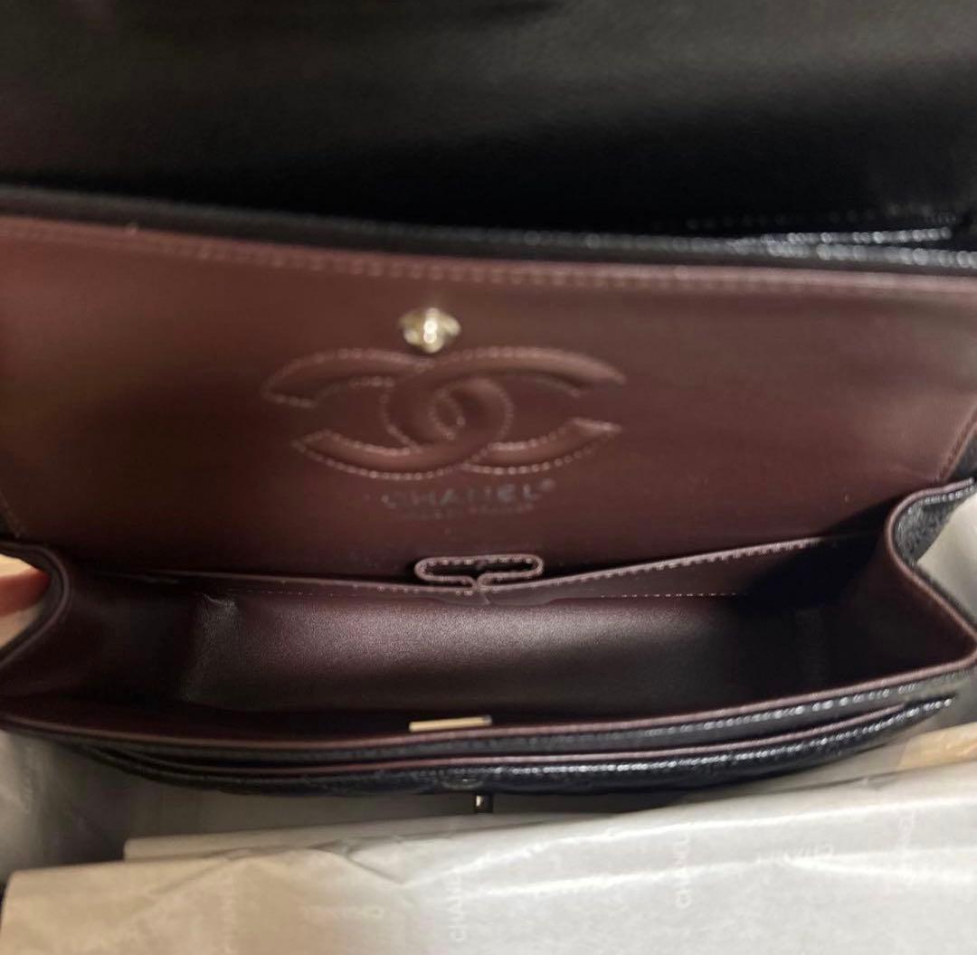 CHANEL チェーンフラップバッグキャビアスキン 2way