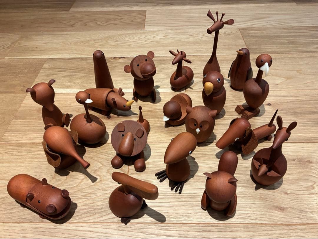 千趣会 ロイヤルペット PET ウッドアニマル 20体セット 箱あり