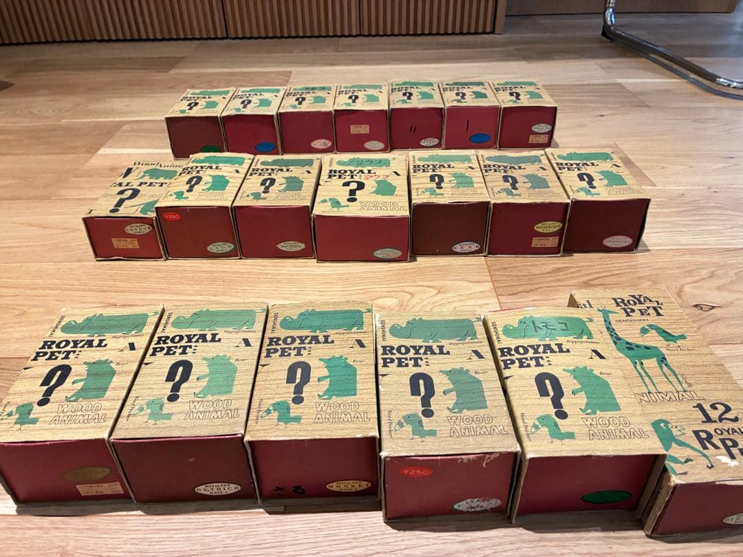 千趣会 ロイヤルペット PET ウッドアニマル 20体セット 箱あり
