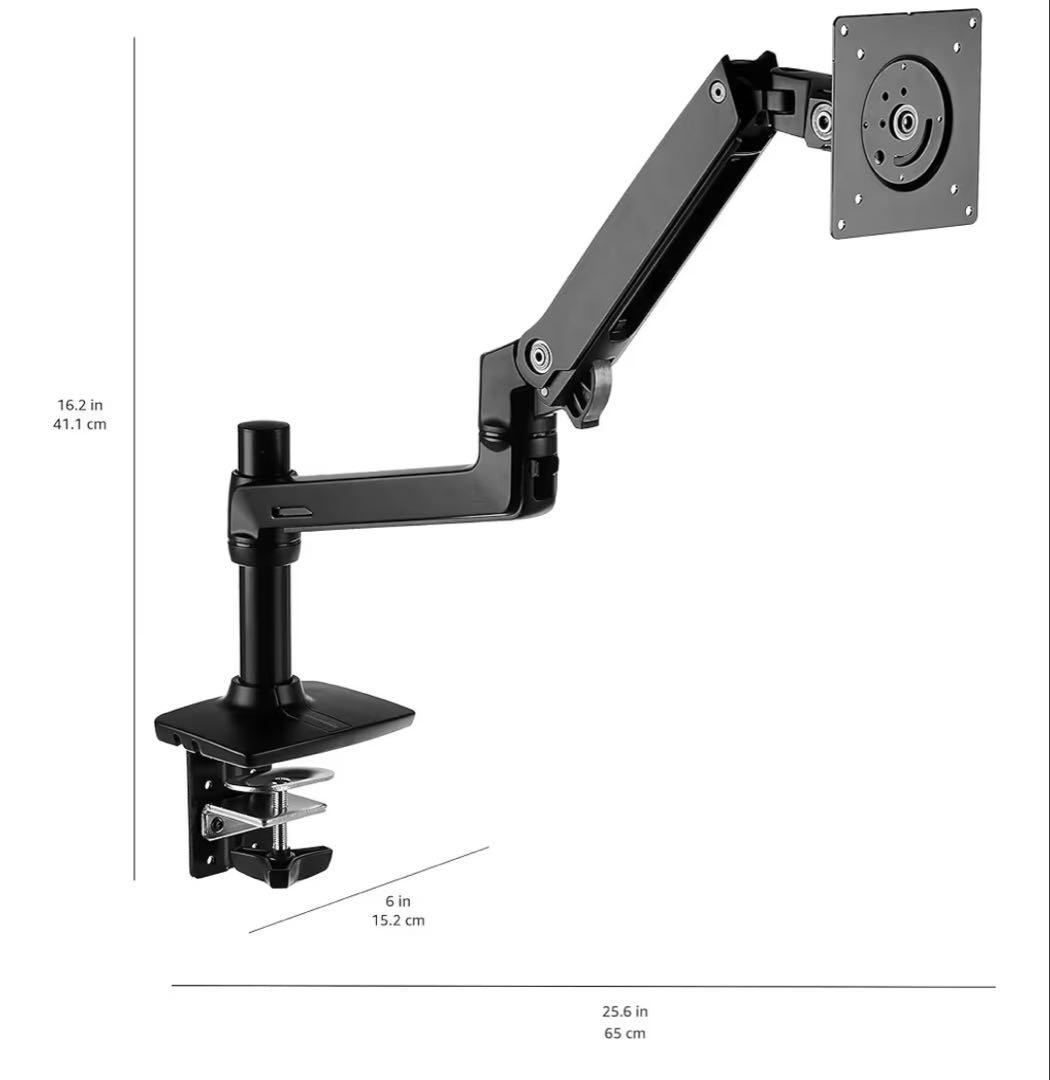 【2個セット】Amazon basicsモニターアーム エルゴトロン