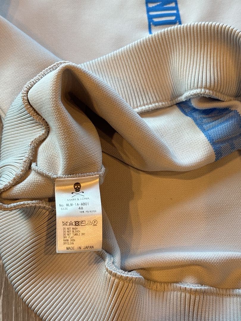 【美品】MARK&LONA スウェット トレーナー グレー ブラック 黒 ニット